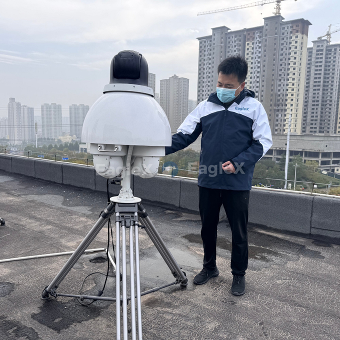 ระบบตรวจจับ, การระบุและการติดตาม Drone RF-Optoelectronic ที่ใช้พลังงาน AI 24/7 1