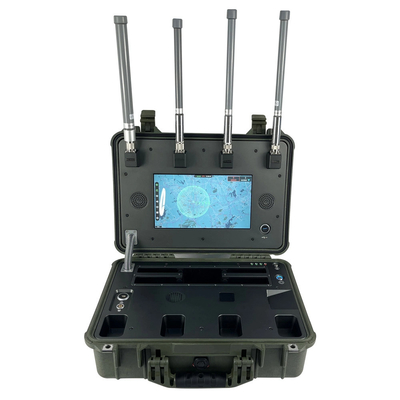 3KM 5KM เครื่องตรวจจับ Drone พกพา เครื่องตรวจจับ UAV เครื่องตรวจจับ Radar เครื่องตรวจจับ Drone และการติดตาม