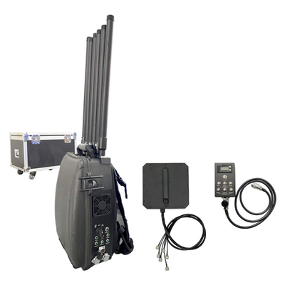 สัญญาณ UAV แอนติ FPV Backpack Drone Jammer 6 ช่อง แอนติ Drone Jammer