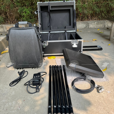 2KM Interference Backpack Drone Jammer เครื่องยับยับสัญญาณ UAV 360 มุม