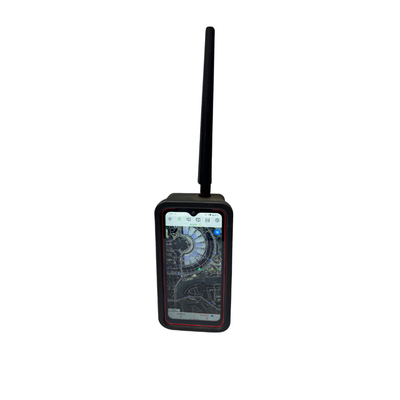 900MHz 2.4GHz 5.8GHz 3000Mhz เครื่องตรวจจับ Drone มือถือ 3KM การตรวจจับ
