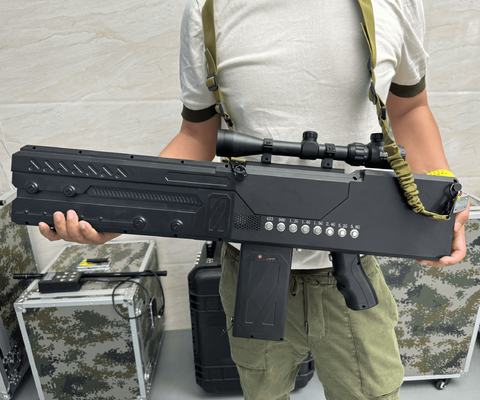 ระยะยาว Drone ความถี่ Jammer 2.4 Ghz Drone Jammer มือถือ Anti Drone Gun