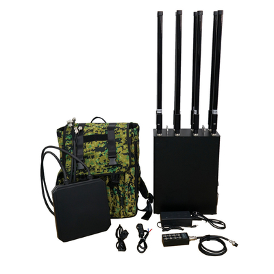 1.5KM~2KM Range Drone Jammer UAV Signal GPS Defense Anti Drone Backpack Jammer เครื่องยับยับระยะของเครื่องบินไร้คนขับ