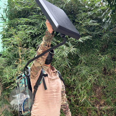 อลูมิเนียม Shell Backpack Drone Jammer Anti Drone UAV Jammer FPV เครื่องยับยับ