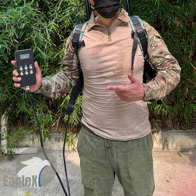 300W Camo 6 Band 2KM ระยะยาว Drone Jammer UAV การป้องกันสัญญาณ