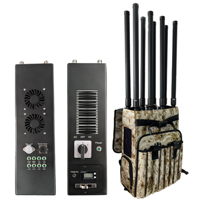 400M 900M 1.2G 1.5G 2.4G 5.2G 5.8G เครื่องรบกวนความถี่ของ Drone เครื่องขยายสัญญาณรบกวน