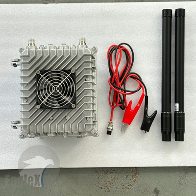 60W 2.4GHz 900MHz 30-50W FPV Drone Jammer GPS 2 ช่อง ระบบติดตั้งยานยนต์แบบพกพา