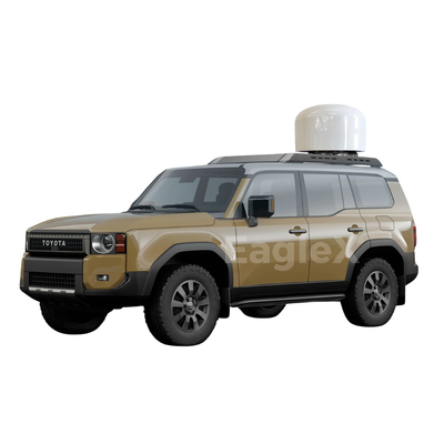 การปรับปรุง SUV เปลี่ยนเป็น Anti-Drone Vehicle Anti-FPV System RF Amplifier 50MHz ~ 6GHz การตรวจจับการโจมตี Drone Jammer