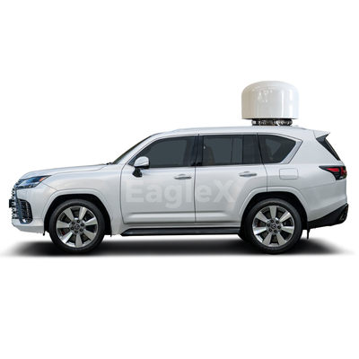 50MHz ~ 6GHz การตรวจจับ + การโจมตี Drone Jammer Land Cruiser เปลี่ยนแปลงเป็นระบบป้องกันการโจมตี Drone SUV