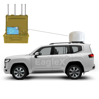 ระบบยับยับ Drone Integrated Drone Jammer ระบบยับยับยับ UAV ที่ติดรถยนต์ที่ปรับปรุง