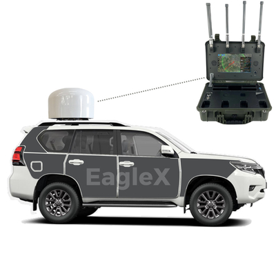 รถยนต์ติดตั้ง Anti Drone Solution ระบบรบกวน Drone สําหรับการตรวจสอบชายแดนทหาร