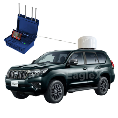 เครื่องตรวจจับการโจมตี เครื่องติดตามรถยนต์ เครื่องกั้นรถยนต์ SUV เครื่องยับยั้งรถยนต์ 900MHz-5.8Ghz