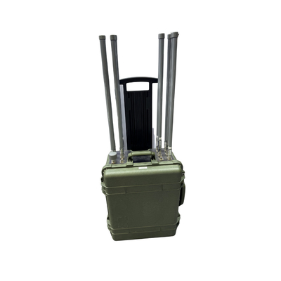 แบนด์เต็ม Anti Drone Jammer 900MHz 1.5GHz 2.4GHz 5.8G เครื่องยับยับ Drone พกพา