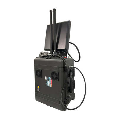 3000M ระยะทาง โทรลี่ พกพา Anti Drone Jammer 3 กิโลเมตร