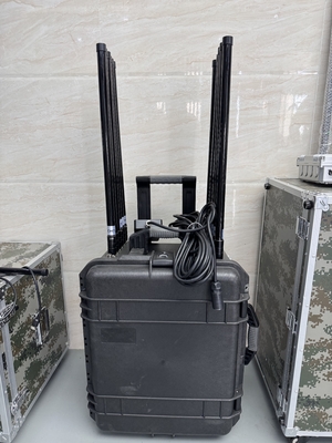 12 ช่อง All Band พกพา Anti Drone Jammer Anti UAV Drone Frequency Blocker เครื่องยับยั้งความถี่