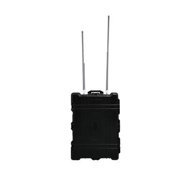 2.5KM Anti Drone Solution 20MHz ถึง 6000MHz Drone Jammer Kit สําหรับระบบป้องกันโดรน