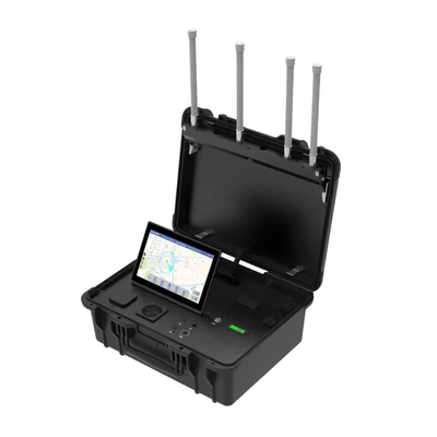 IP66 12KG เครื่องตรวจจับ Drone มือถือ 900MHz 1.4GHz 2.4GHz 5.2GHz 5.8GHz