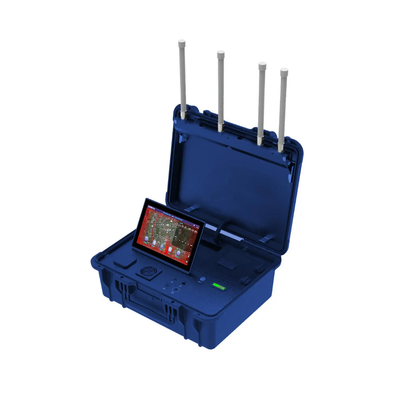3000m-6000m IP66 เครื่องตรวจจับ Drone พกพา 16GB ระบบ Link Command Platform