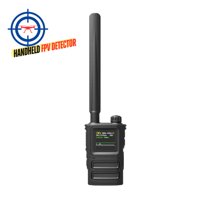 All Band Drone Detection พกพา FPV DJI เครื่องตรวจจับ Drone มือถือ UAV แบตเตอรี่ 15 ชั่วโมง