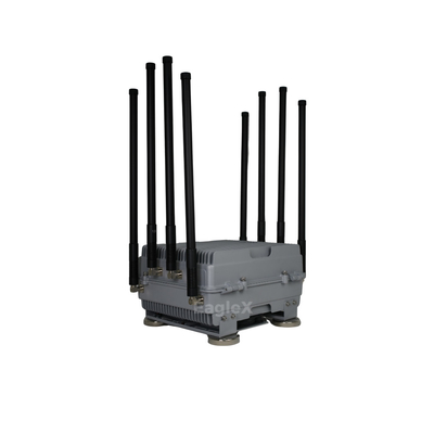 FPV Defense 8-Channel Magnetic Vehicle Mounted Drone Disruptor with Magnetic Bas เครื่องยับยั้งเครื่องบินแบบโดรนที่ติดตั้งบนยาน