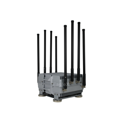 8 ช่องทางรถยนต์ติดตั้ง Drone แม็กเนติก Jammer ระบบขัดขวาง Anti FPV Disruptor Defense