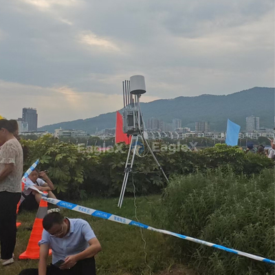 3/5/10KM Drone Jammer Fixed Outdoor Fpv Jamming Detection All In One พร้อมระบบควบคุมการใช้ Drone
