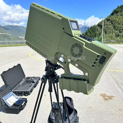 3-in-1 (การตรวจจับและจอมและสปูฟ) เครื่องป้องกัน Drone มือถือ FPV Drone Jammer
