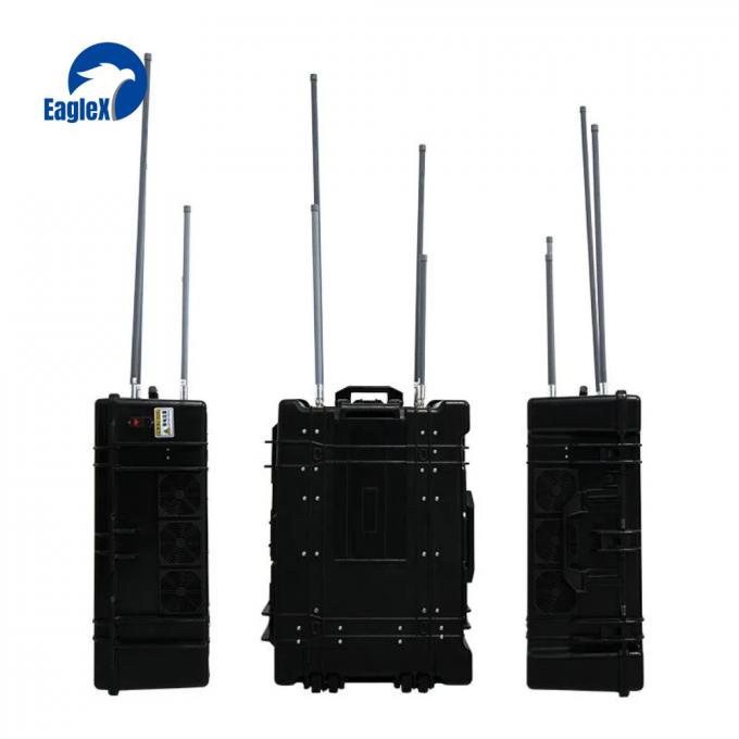 1.5KM ระยะทาง พกพา Anti Drone Jammer 20MHz-6000MHz เครื่องขัดสัญญาณ Drone 0