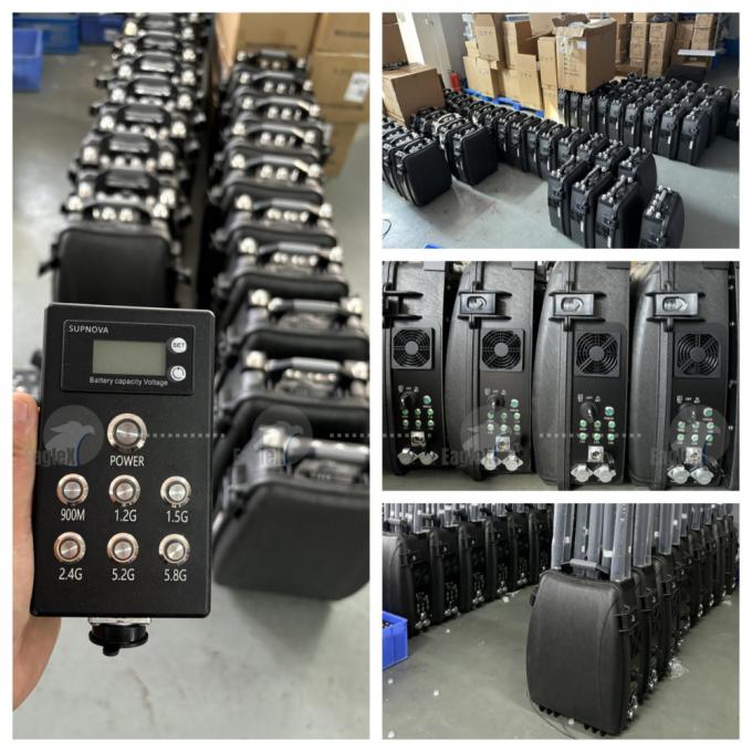 สัญญาณ UAV แอนติ FPV Backpack Drone Jammer 6 ช่อง แอนติ Drone Jammer 1