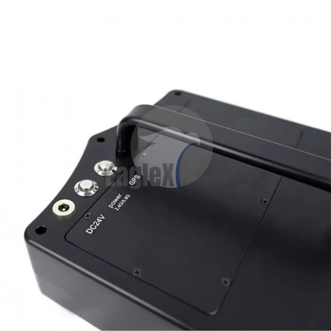 2.4G 5.8G GPS DJI Drone Jammer ปรางป้องกัน Drone 0