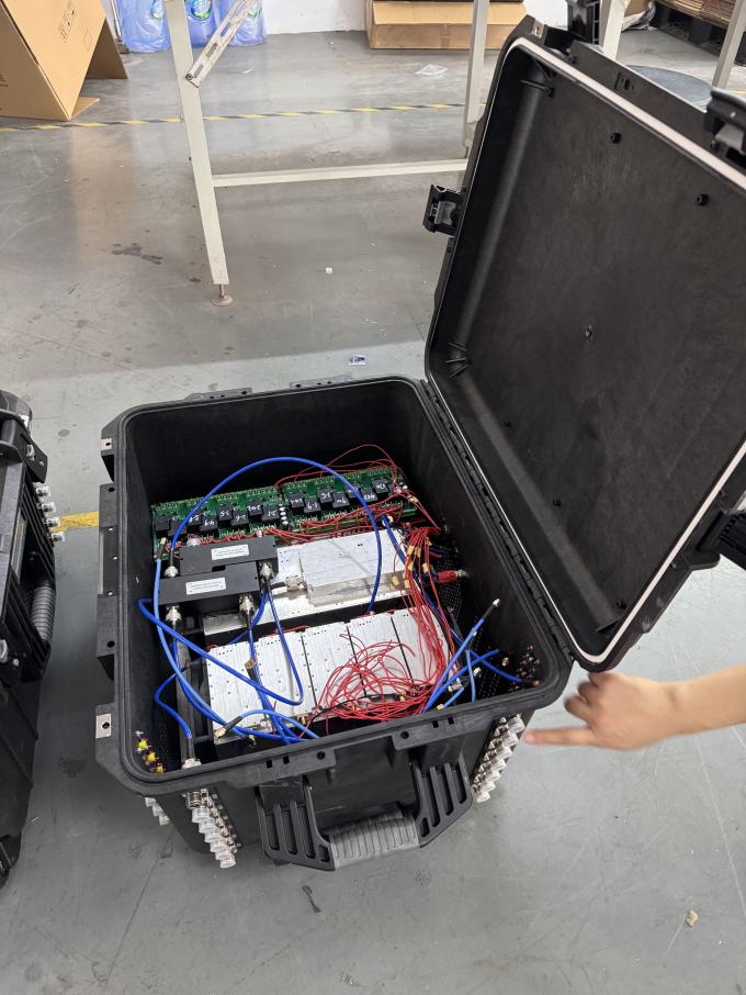 Anti PFV DJI Drone Jammer การต่อต้าน Drone เครื่องยับยับความถี่วิทยุ 1