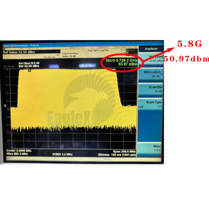 5.8GHz RF Amplifier Module 5725-5850MHz Amplifier Jamming Radio Frequency Module เครื่องขยายความถี่วิทยุ 0