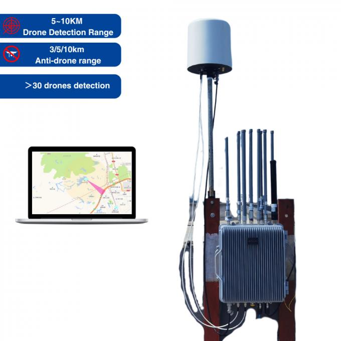 เครื่องตรวจจับเครื่องยนต์ไร้คนขับ FPV ที่ติดตั้ง เครื่องตรวจสอบเครื่องยนต์ไร้คนขับ เครื่องตรวจสอบเครื่องยนต์ไร้คนขับ UAV ระบบตรวจสอบเครื่องยนต์ไร้คนขับ 5.8 GHz 0
