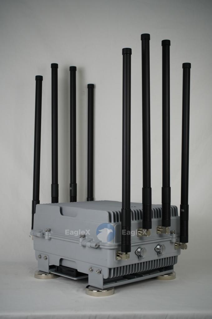 8 ช่องทางรถยนต์ติดตั้ง Drone แม็กเนติก Jammer ระบบขัดขวาง Anti FPV Disruptor Defense 1