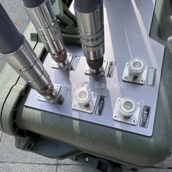 เครื่องยับยับ Drone แบบพกพา พร้อมเครื่องตรวจจับ ระยะทาง 3 กม. 0