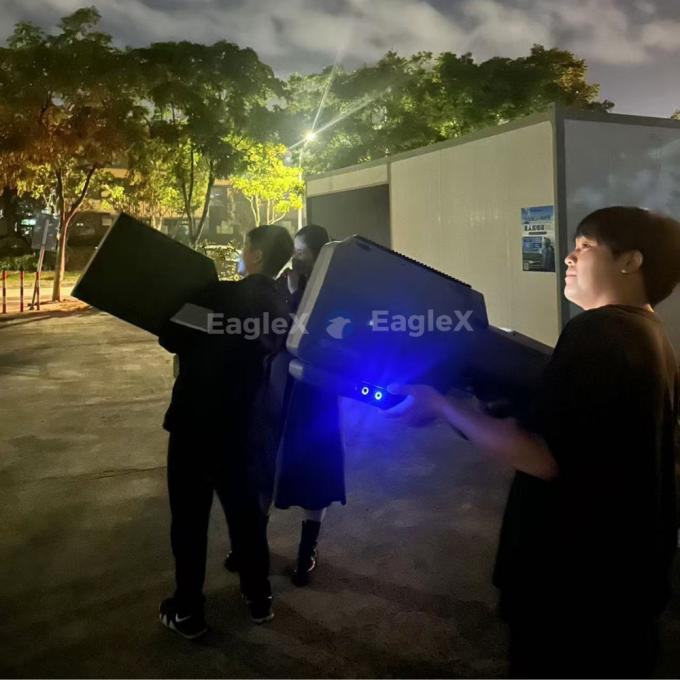 3-in-1 (การตรวจจับและจอมและสปูฟ) เครื่องป้องกัน Drone มือถือ FPV Drone Jammer 2